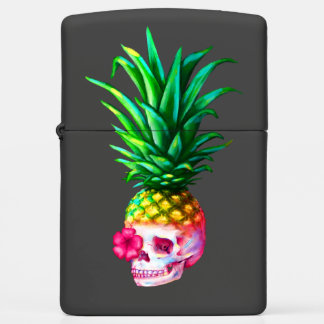 Ananas Skull Zippo