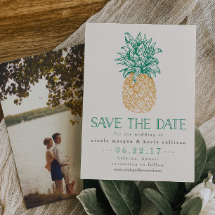 ananas Sla de datum op Save The Date
