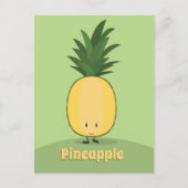 Ananas souriant | Carte postale (Devant)