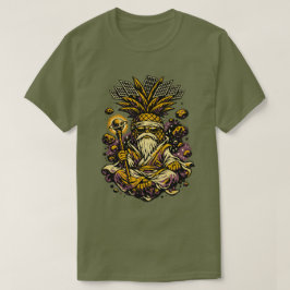 Ananas Space Sensei — Vintage Kosmische Meester  T-shirt