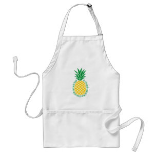 ananas standaard schort