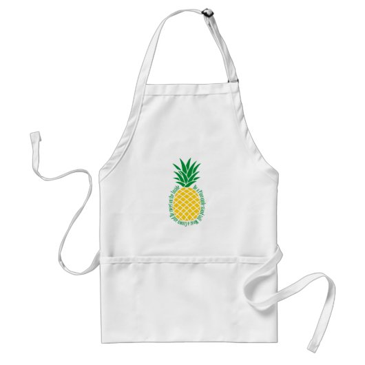 ananas standaard schort (Voorkant)