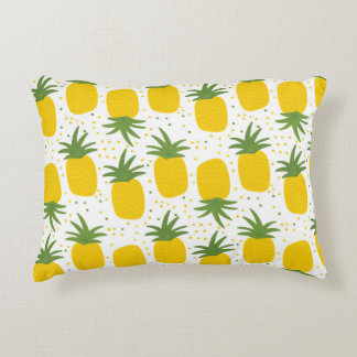 Ananas Stippen: Zomer Fruit Design Accent Kussen
