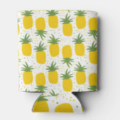 Ananas Stippen: Zomer Fruit Design Blikjeskoeler (Achterkant)