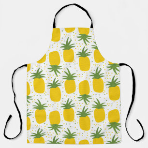 Ananas Stippen: Zomer Fruit Design Schort