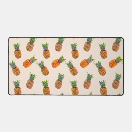 Ananas sur fond beige champagne clair (Recto)