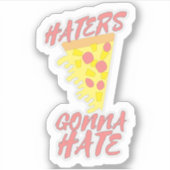 Ananas sur Pizza Epic Custom-Cut Vinyl Sticker (Devant)