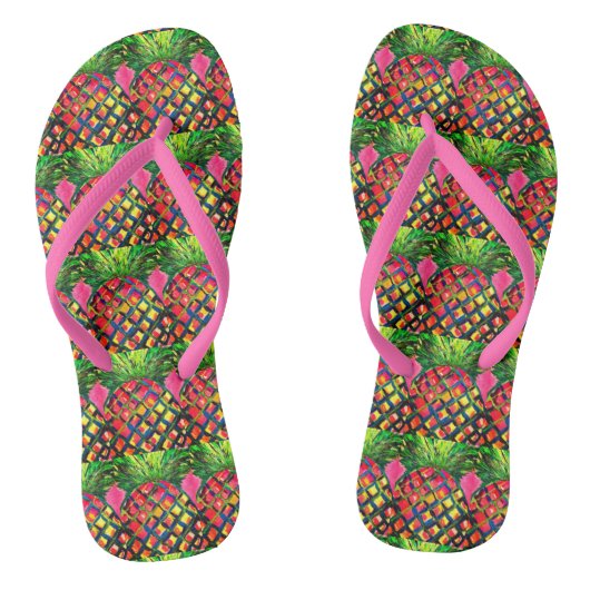 Ananas Teenslippers (Voetbed)