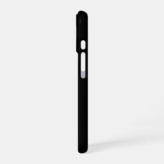 Ananas tekening zwart-wit custom monogram iPhone 16 hoesje (Linkerkant)