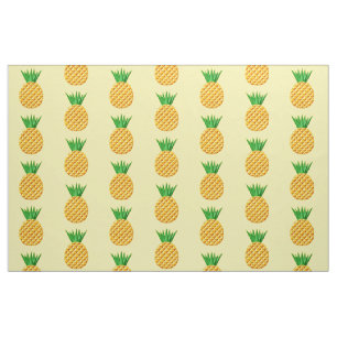 ananas tekenpatroon stof