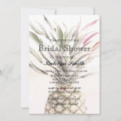 Ananas Thème Bridal Shower Invitation (Devant)