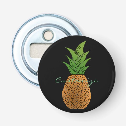 Ananas Thunder_Cove Button Flesopener (Voorkant)