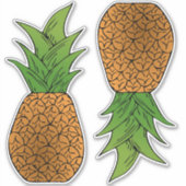 Ananas Thunder_Cove Sticker (Voorkant)