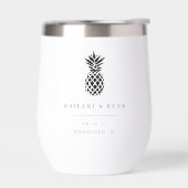 Ananas Tropical Destination Mariage Faveur (Gauche)