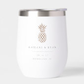 Ananas Tropical Destination Mariage Faveur (Gauche)