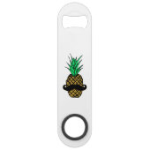 Ananas tropical drôle avec la moustache (Dos)