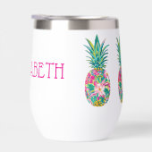 Ananas tropical rose et vert (Droite)