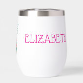 Ananas tropical rose et vert (Arrière)