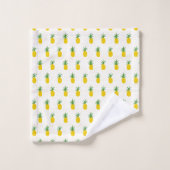 Ananas tropicaux d'or (Gant de toilette)
