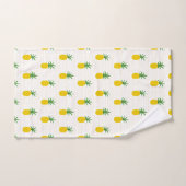 Ananas tropicaux d'or (Serviette à main)