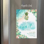 Ananas tropique Faire-part magnétique de déplaceme