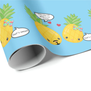 ananas tropische pina colada Romantic Cadeaupapier