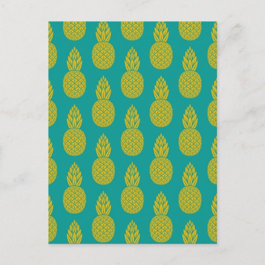 ananas tropische vruchten briefkaart (Voorkant)