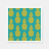 ananas tropische vruchten servet (Voorkant)