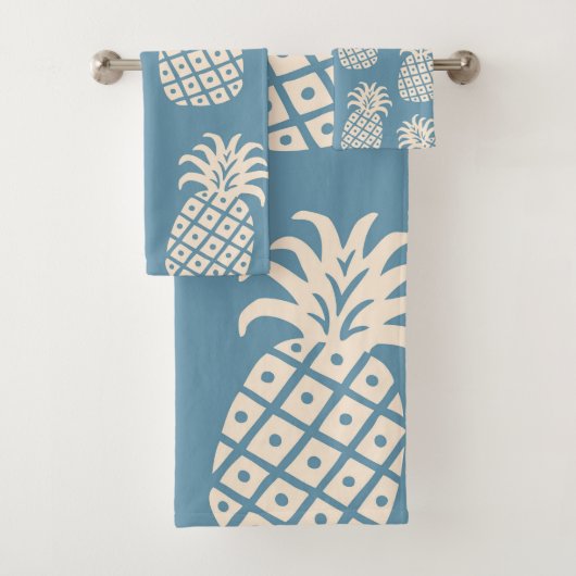 Ananas Twist Tropisch ontwerp Bad Handdoek (Insitu)
