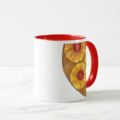 Ananas Upside Down Gâteau Cherry Foodie Mug (Devant droit)