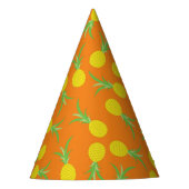 Ananas verjaardagsfeestje feesthoedjes (Voorkant)
