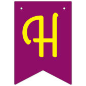 Ananas verjaardagsfeestje vlaggetjes (Tweede vlag)