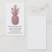 Ananas Visitekaartjes (Voorkant / Achterkant)