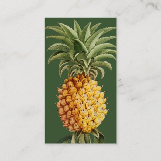 Ananas Visitekaartjes -  botanisch (Voorkant)