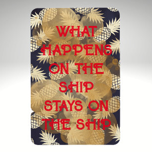 Ananas wat er gebeurt op schepen die op het schip  magneet