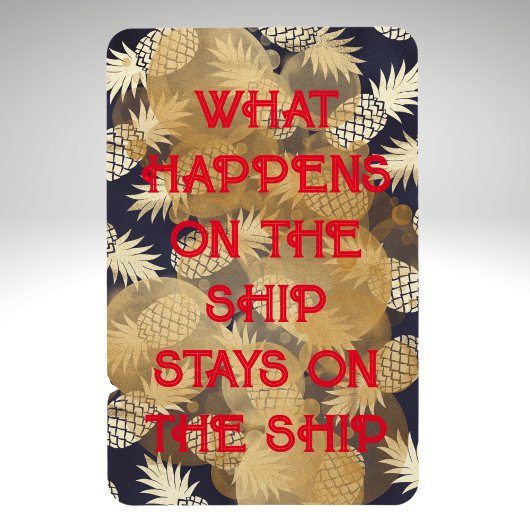 Ananas wat er gebeurt op schepen die op het schip  magneet