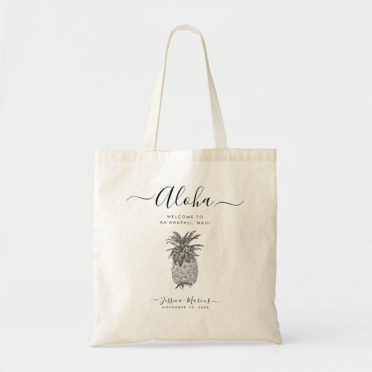  ananas Welkomstgeschenken Tote Bag (Voorkant)
