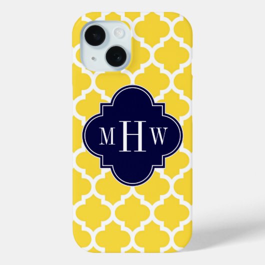 Ananas Whotkus Marokkaanse marinemonogram 3 Initia Case-Mate iPhone Case (Achterkant)