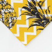 ananas Zigzags Fleece Deken (Hoek)