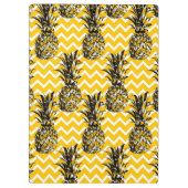 ananas Zigzags | Monogram Klembord (Achterkant)