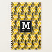 ananas Zigzags | Monogram Planner (Voorkant)