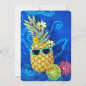 Ananas Zomer Beach Party Kaart (Voorkant)