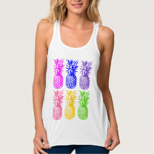 ananas, zomer- en ananas tanktop