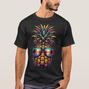 Ananas Zonnebril Aloha Stranden Hawaii T-shirt