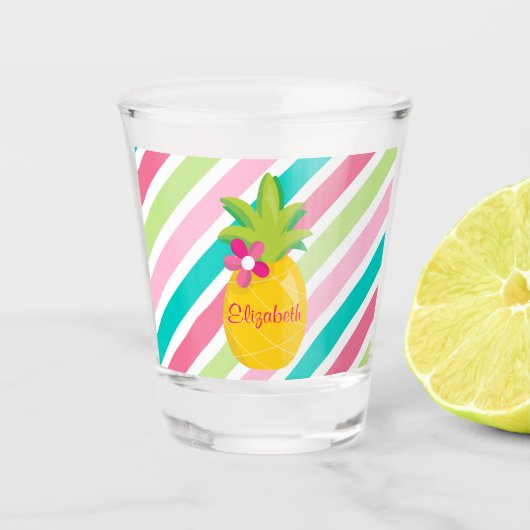 Ananasaroma's Shot Glas (Voorkant)