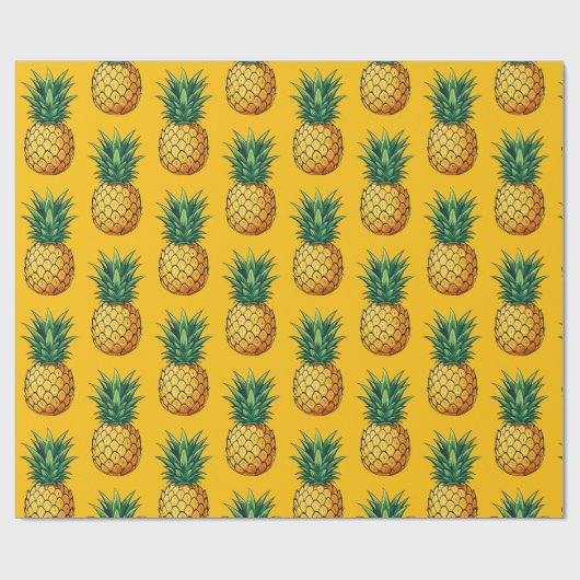 Ananasfruit Cadeaupapier (Vlak)