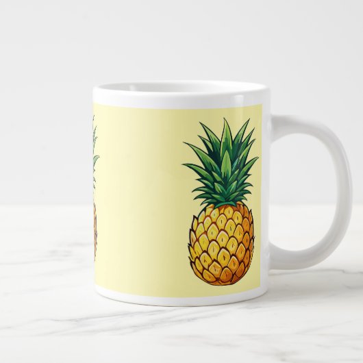 Ananasfruit Extra Grote Beker (Rechts)