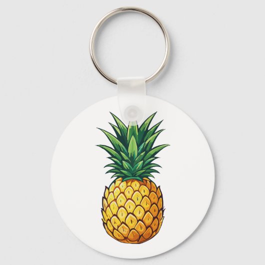 Ananasfruit Sleutelhanger (Voorkant)