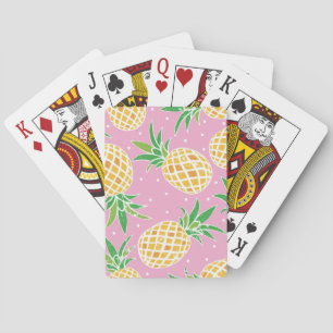 Ananasparadijs: Tropisch patroon Pokerkaarten