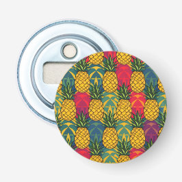 Ananaspatroon button flesopener
